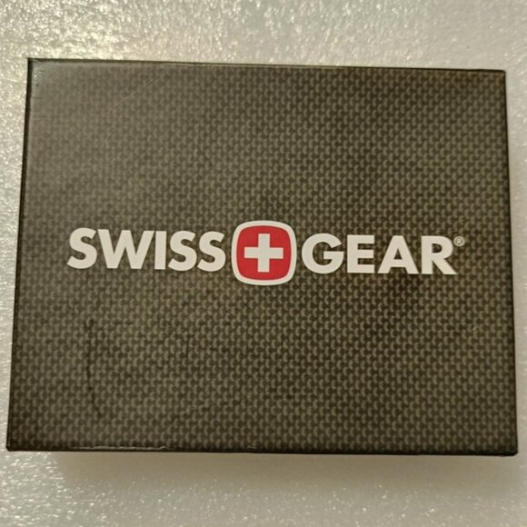 💵Swiss Gear Black RFID Protection Genuine Leather Black Wallet - Picture 6 of 8